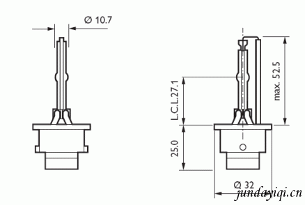 MAXIMA ML-3500灯泡,瑞典兰宝LABINO PS135,PH135灯泡尺寸